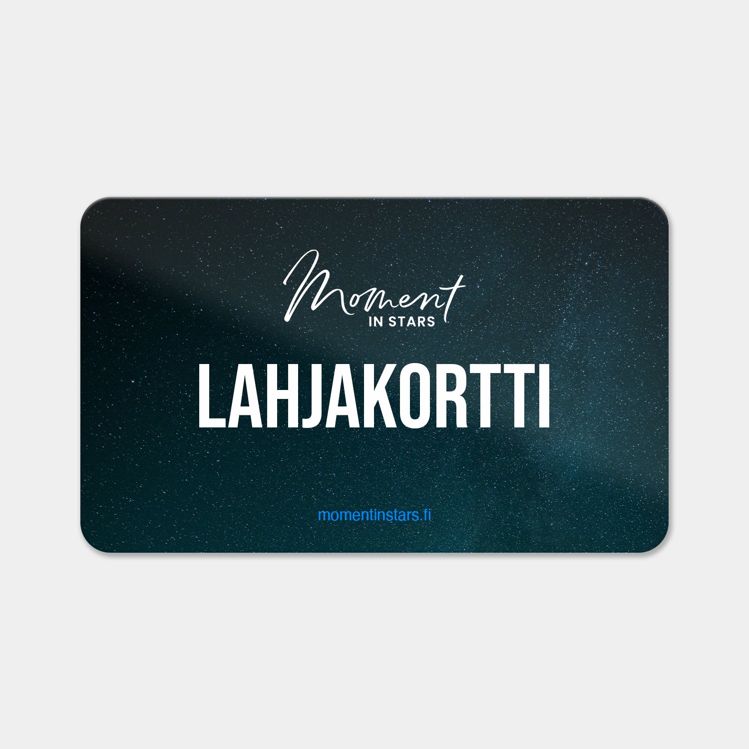Moment In Stars -lahjakortti — digitaalinen tähtikartta-lahjakortti sähköpostiin